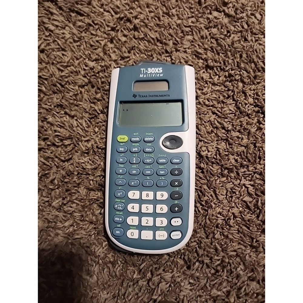 Texas Instruments TI-30XS MultiView Scientific Calculator Tested &‎ Working